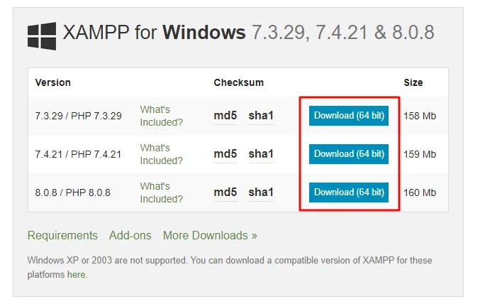 Cara Install XAMPP di WIndows 10 1