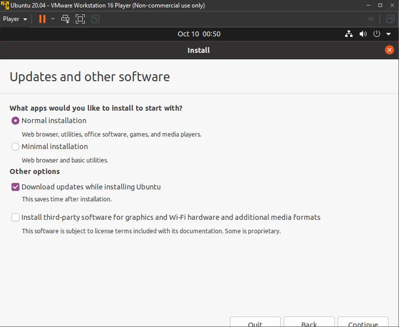 Cara Install Ubuntu 20.04 LTS di VMware 13