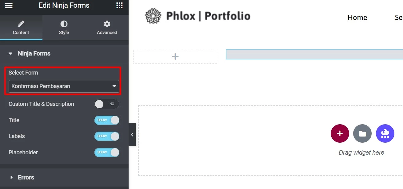 Cara Membuat Form Konfirmasi Pembayaran dengan Elementor Builder